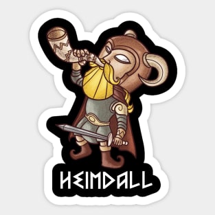 Heimdall - God of Light and Protection! Norse Mythology Gift for Vikings and Pagans! Sticker